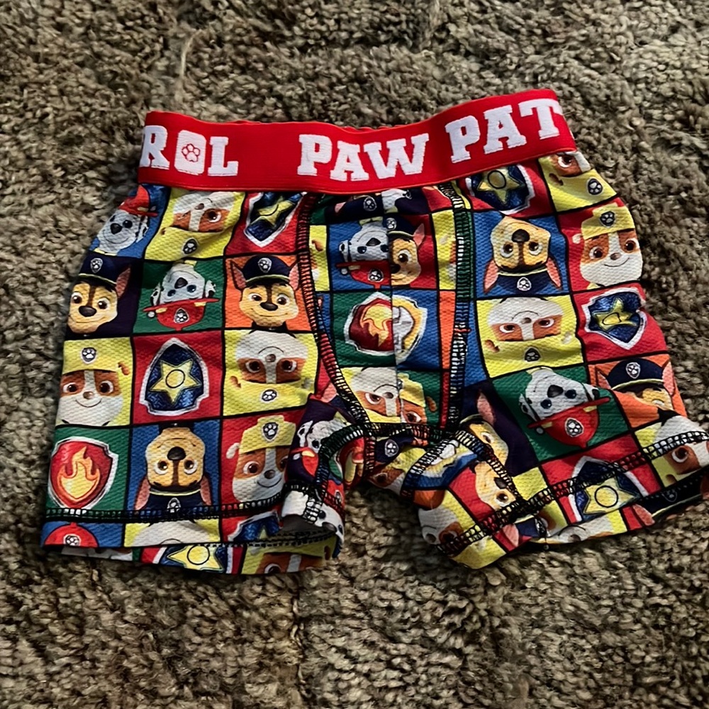 Paw Patrol boxer briefs
3 pairs